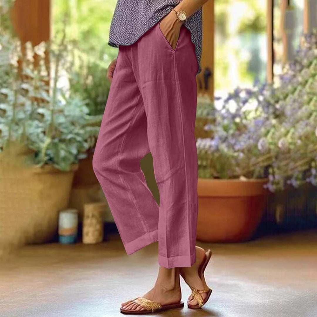 Coastal Breeze Linen Trousers