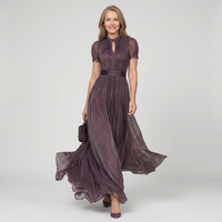 Ashley | Vintage Elegant Chiffon Maxi Dress