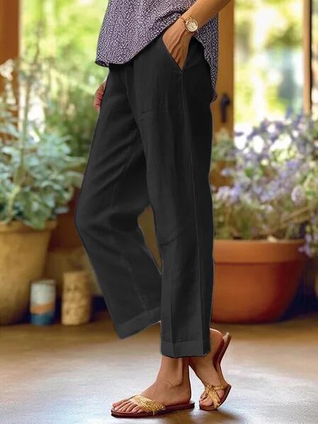 Coastal Breeze Linen Trousers