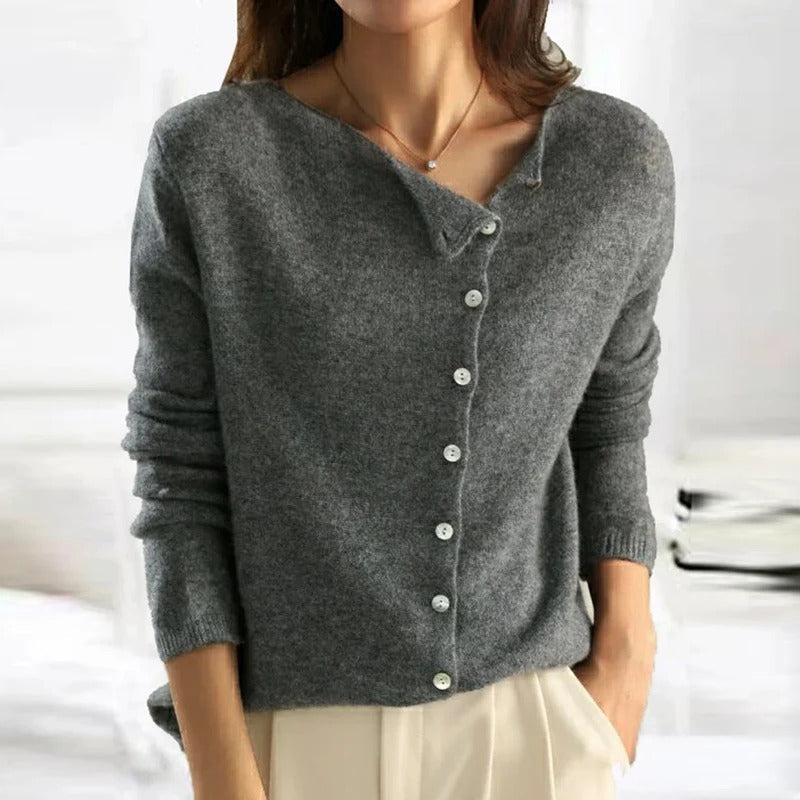 ANAIS™ - Luxe Buttoned Sweater