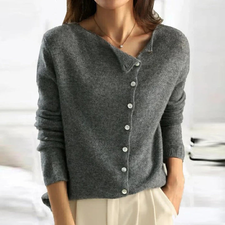 ANAIS™ - Luxe Buttoned Sweater