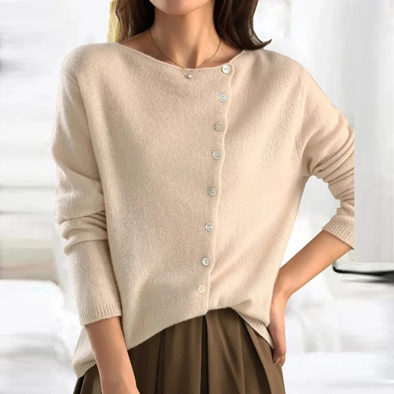 ANAIS™ - Luxe Buttoned Sweater