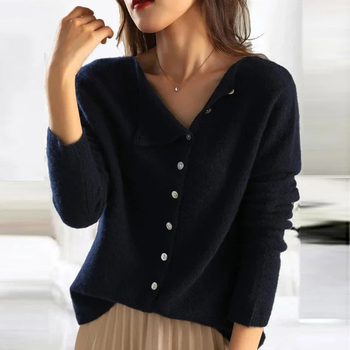 ANAIS™ - Luxe Buttoned Sweater