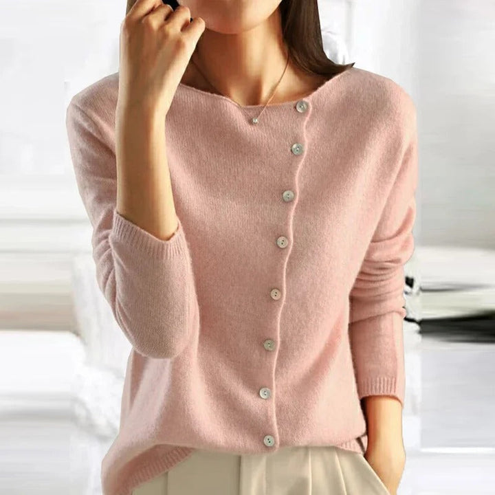 ANAIS™ - Luxe Buttoned Sweater