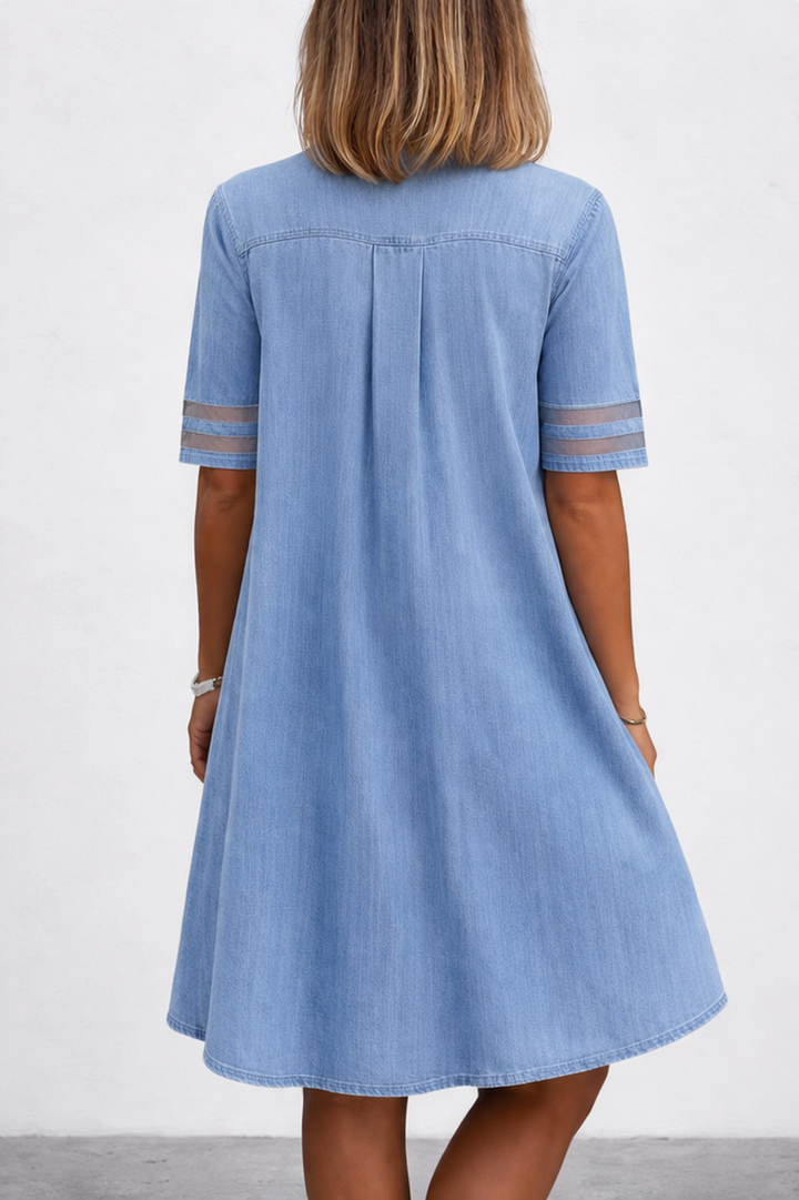 Brittany | Figure-Flattering Denim Dress