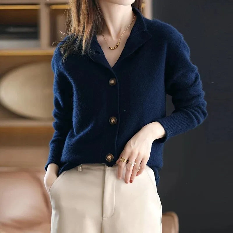 ELARA™ - Luxe Buttoned Sweater