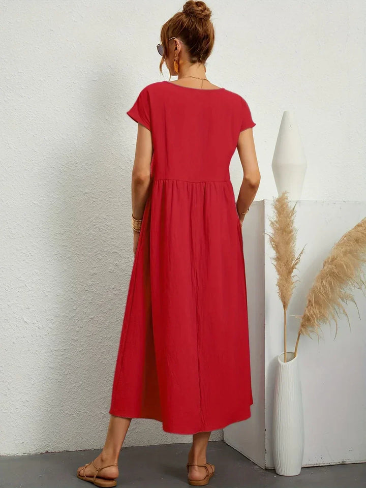 Gabrielle™ - Timeless Elegance Midi Dress