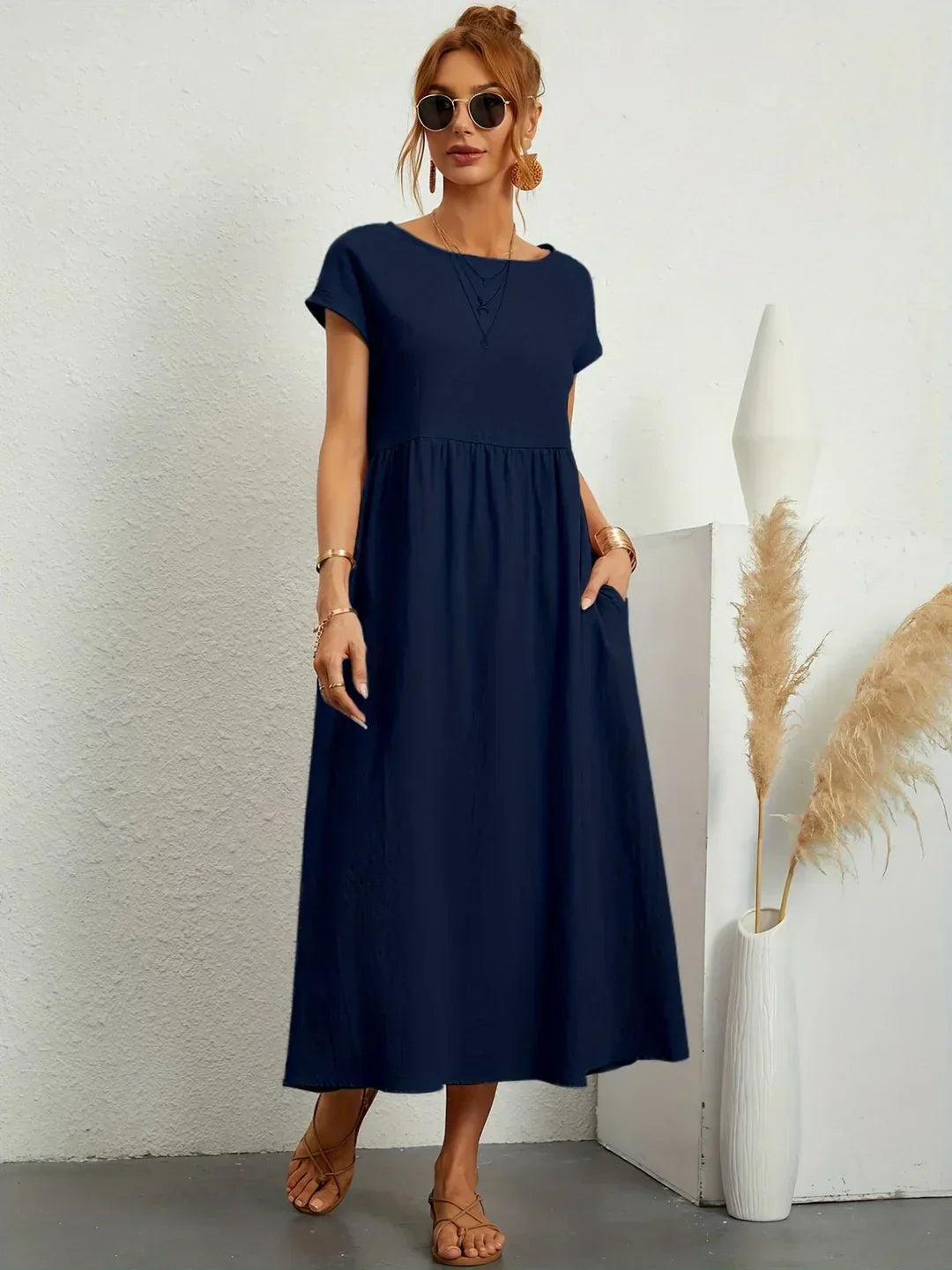 Gabrielle™ - Timeless Elegance Midi Dress