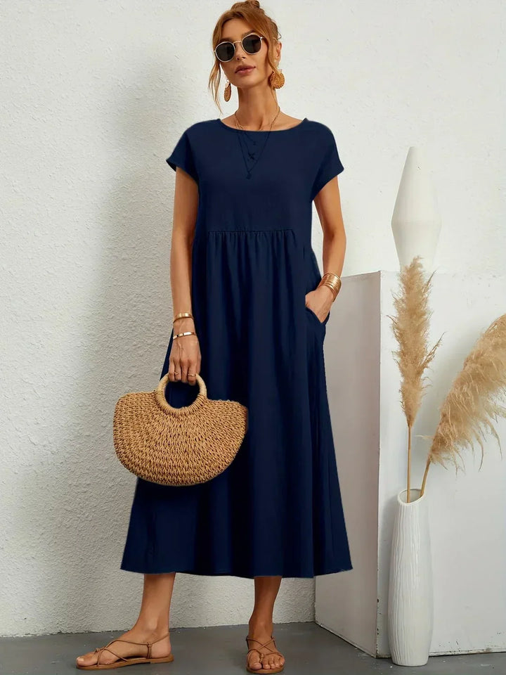 Gabrielle™ - Timeless Elegance Midi Dress
