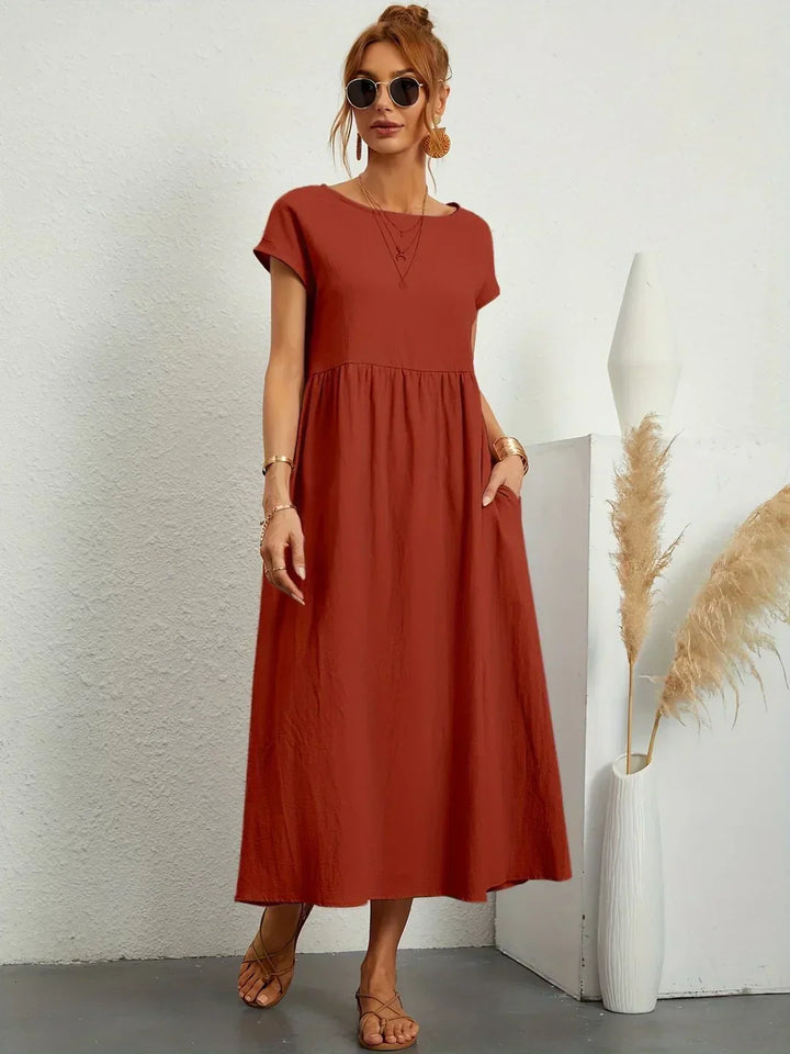 Gabrielle™ - Timeless Elegance Midi Dress