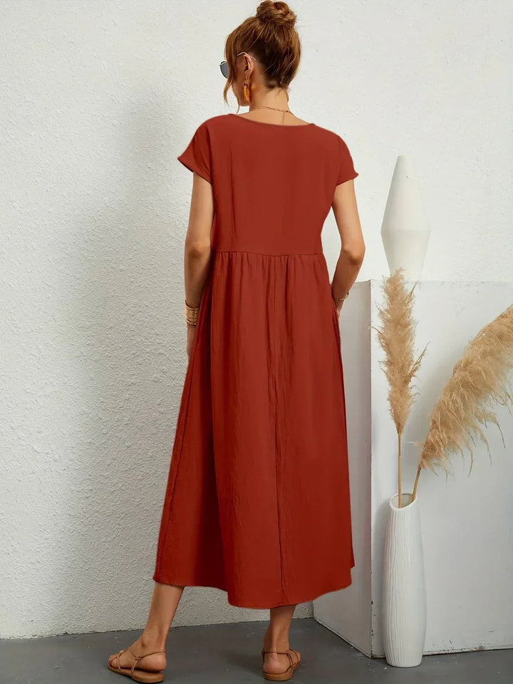 Gabrielle™ - Timeless Elegance Midi Dress
