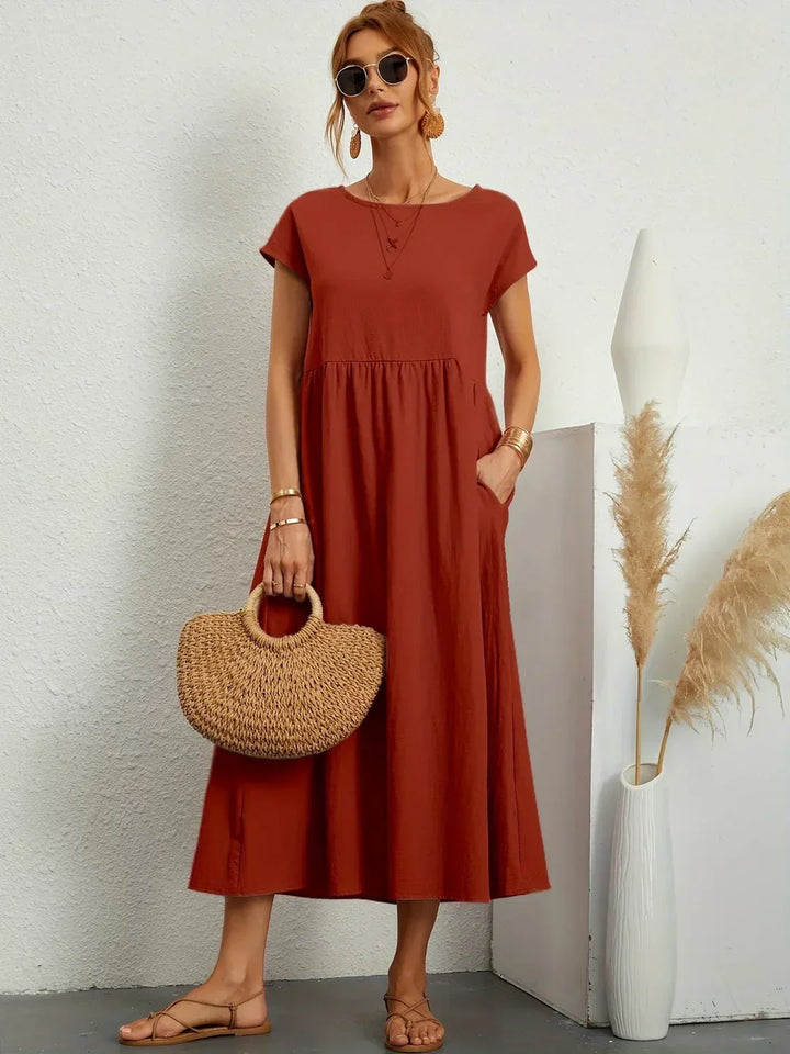 Gabrielle™ - Timeless Elegance Midi Dress