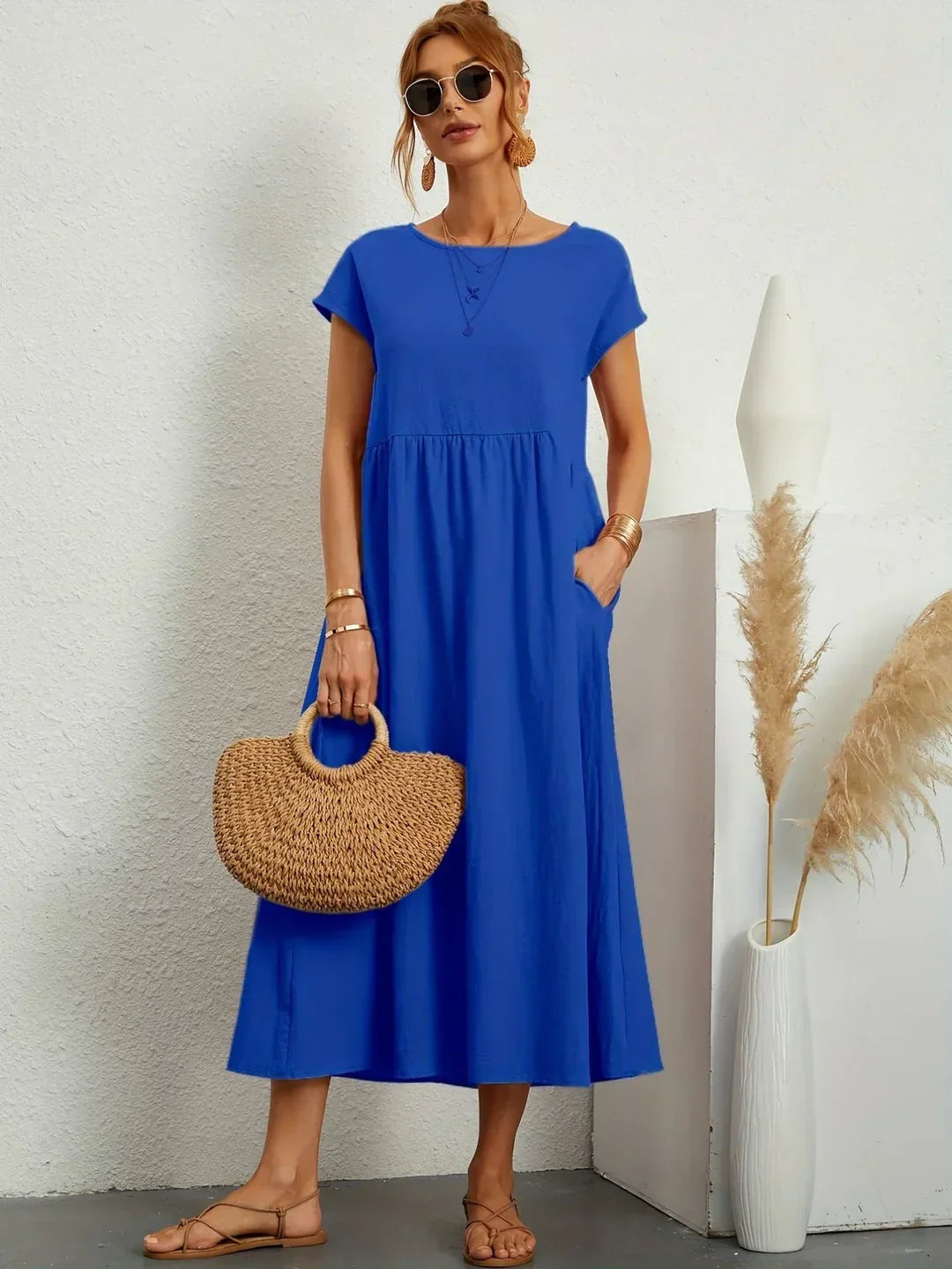 Gabrielle™ - Timeless Elegance Midi Dress