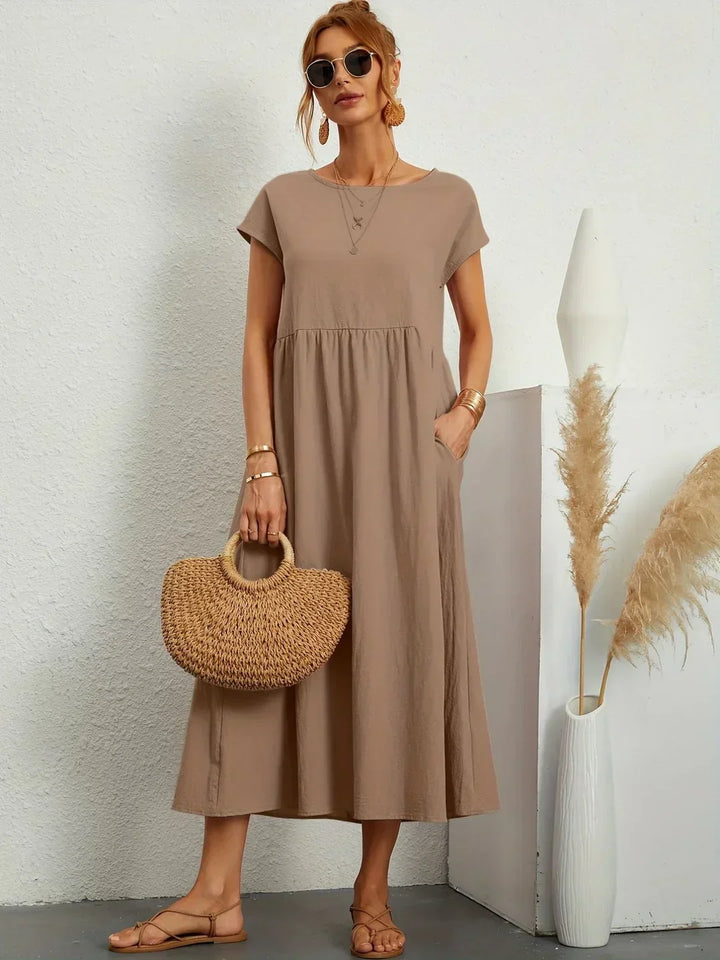 Gabrielle™ - Timeless Elegance Midi Dress
