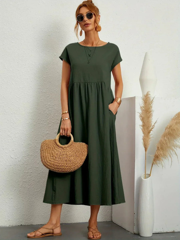 Gabrielle™ - Timeless Elegance Midi Dress