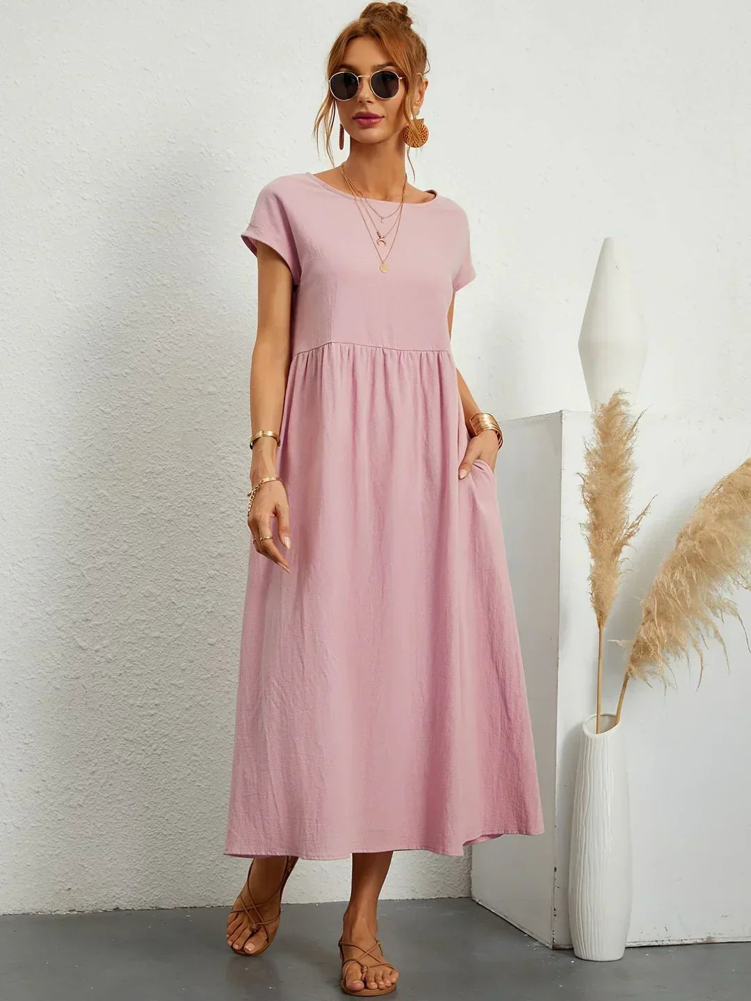 Gabrielle™ - Timeless Elegance Midi Dress