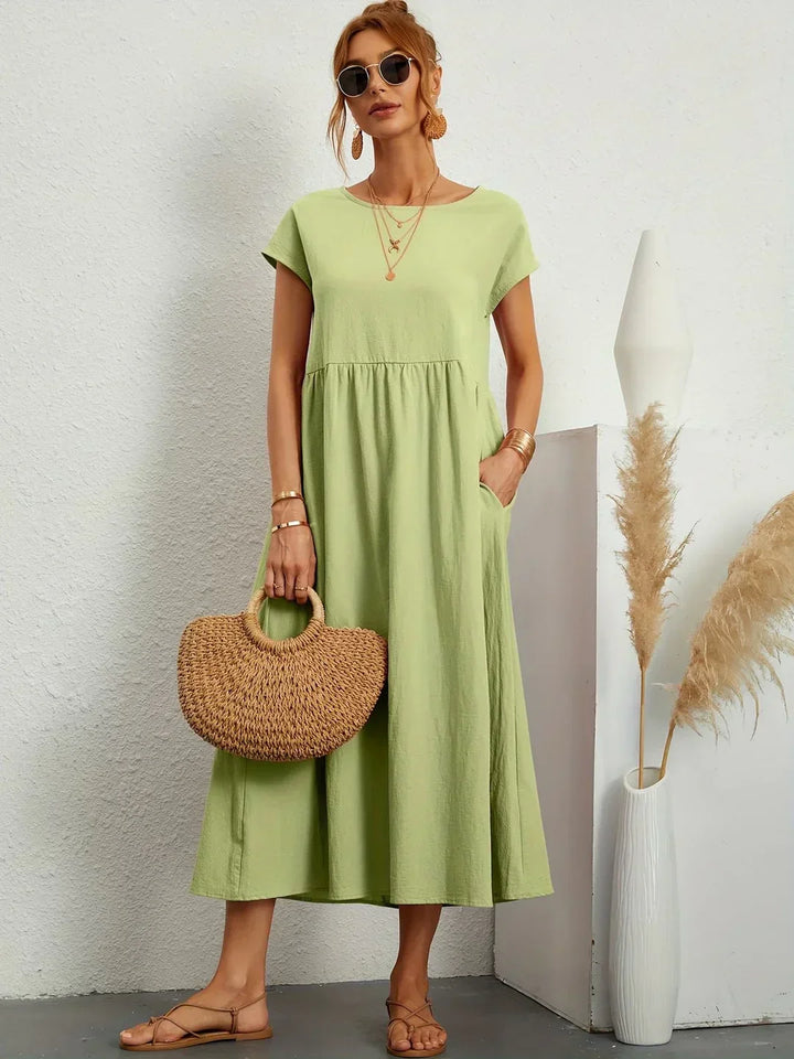 Gabrielle™ - Timeless Elegance Midi Dress