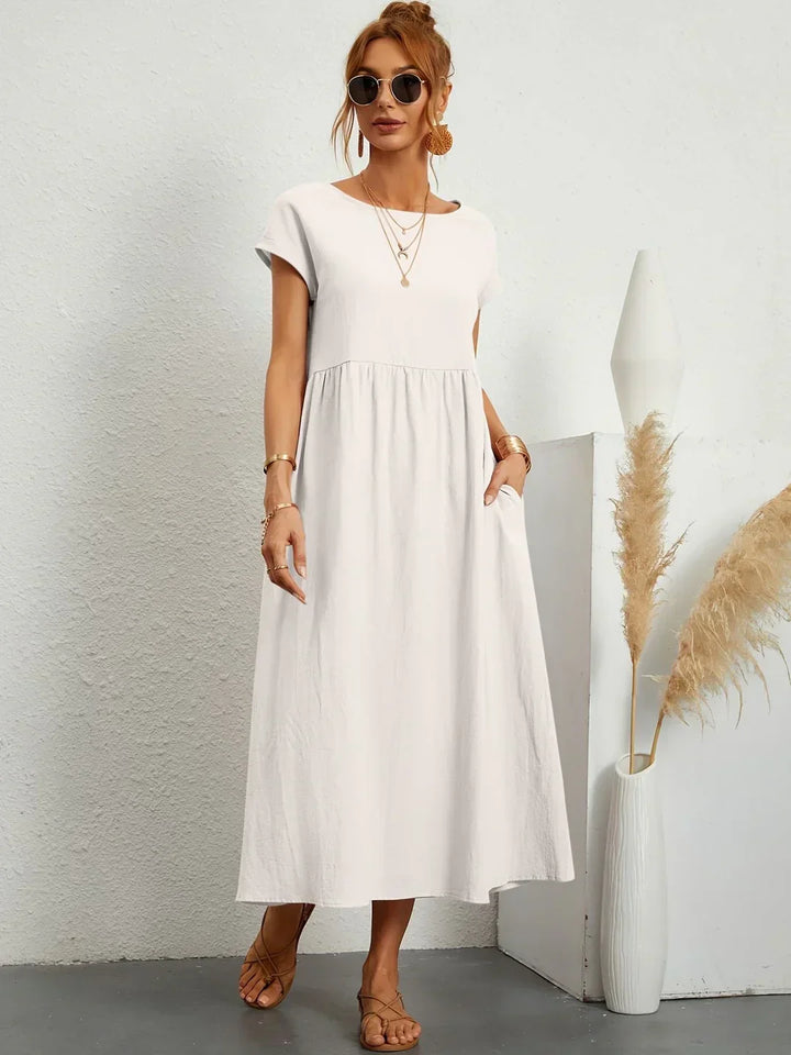 Gabrielle™ - Timeless Elegance Midi Dress