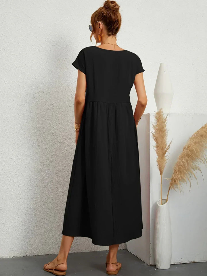 Gabrielle™ - Timeless Elegance Midi Dress