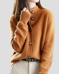 ELARA™ - Luxe Buttoned Sweater