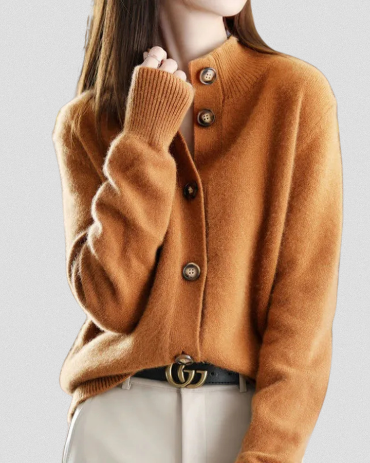 ELARA™ - Luxe Buttoned Sweater