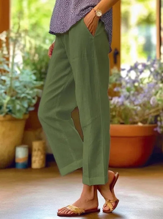 Coastal Breeze Linen Trousers