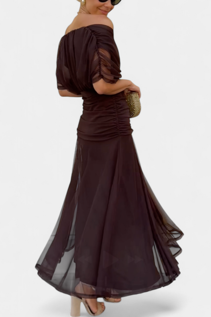 Florendra™ | The Flattering Floral V-Neck Dress
