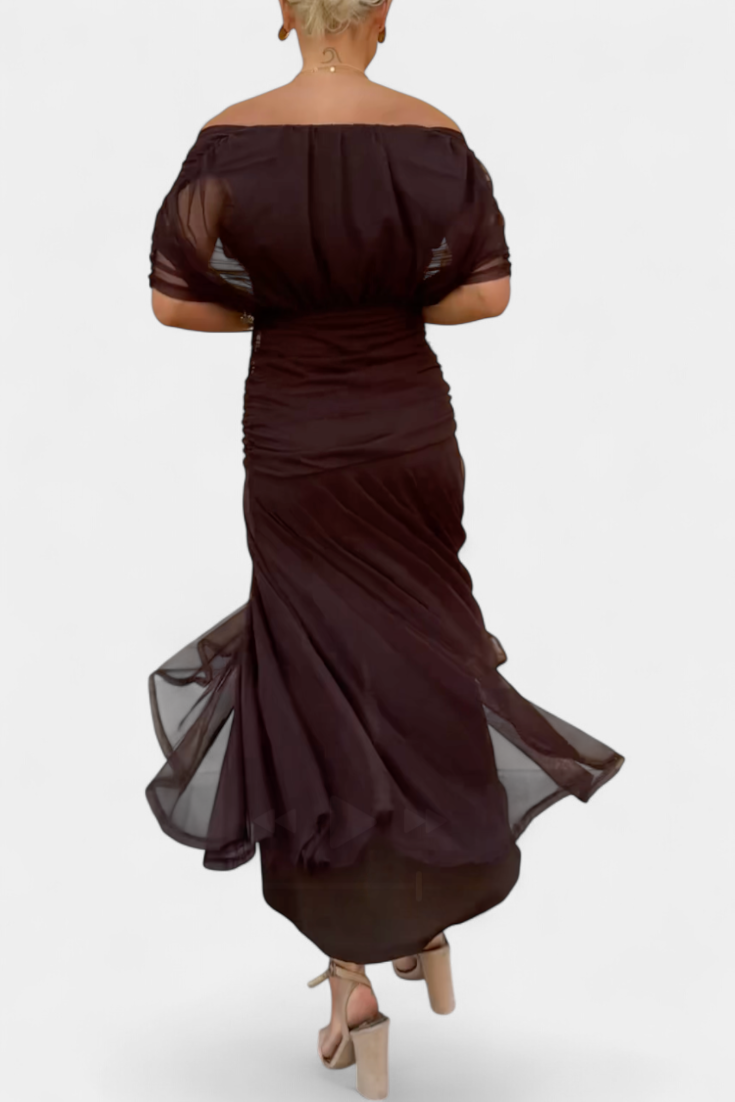 Florendra™ | The Flattering Floral V-Neck Dress