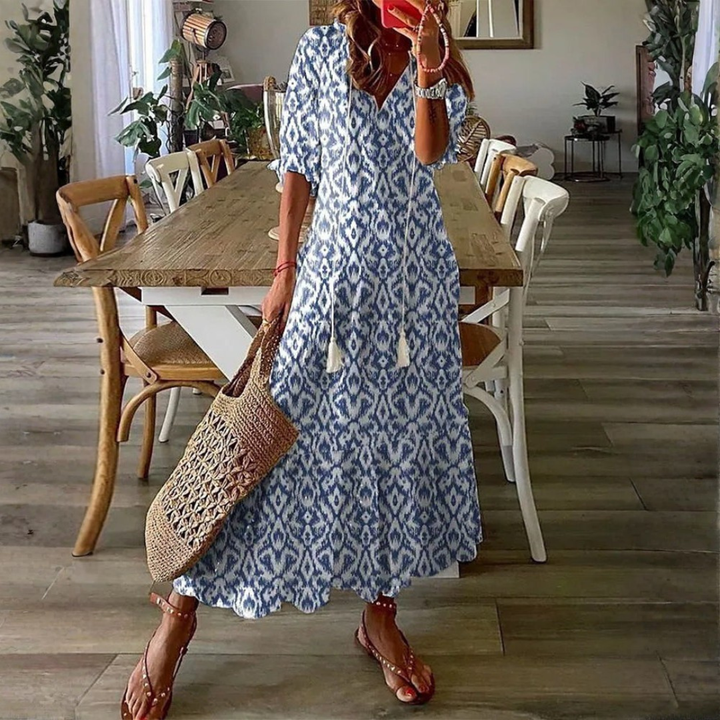 CASSIA™ - Boho Tummy Coverage Dress