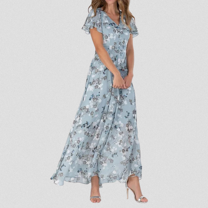 BRENDA™ – Flowing Floral Maxi Dress
