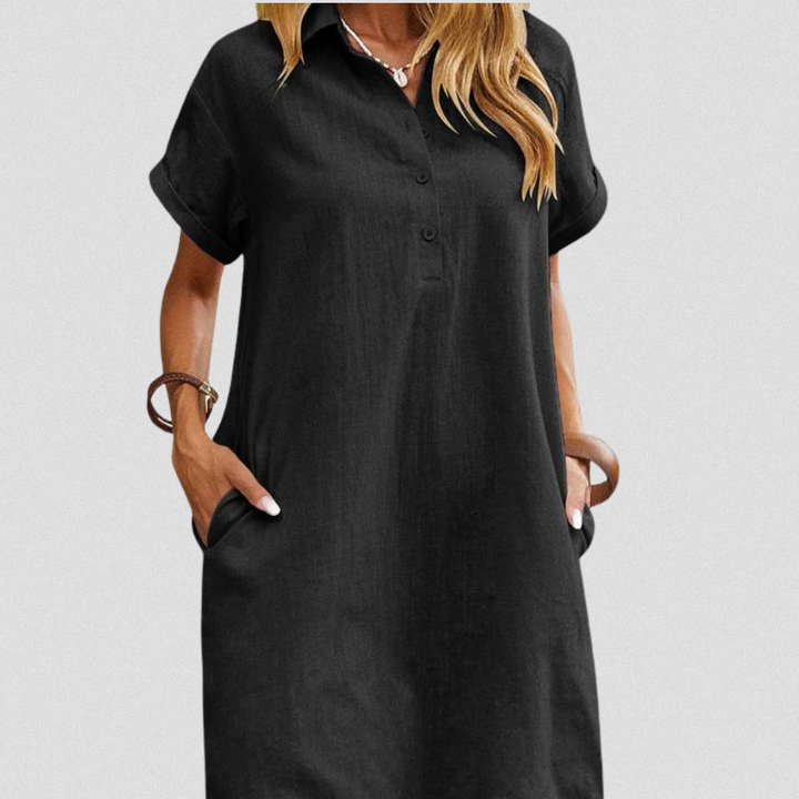 MAREN™ – Relaxed Short Sleeve Summer Dress