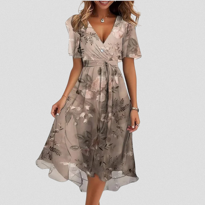 LAVINA™ – Vibrant Boho Midi Dress