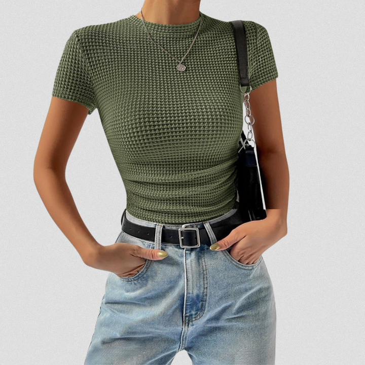 NAOMIE™ | Women Sleek Slim-Fit Tee