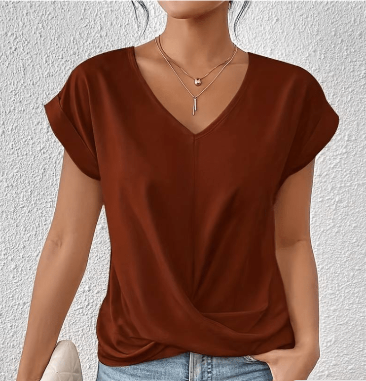 Luna | Flattering V-neck Top