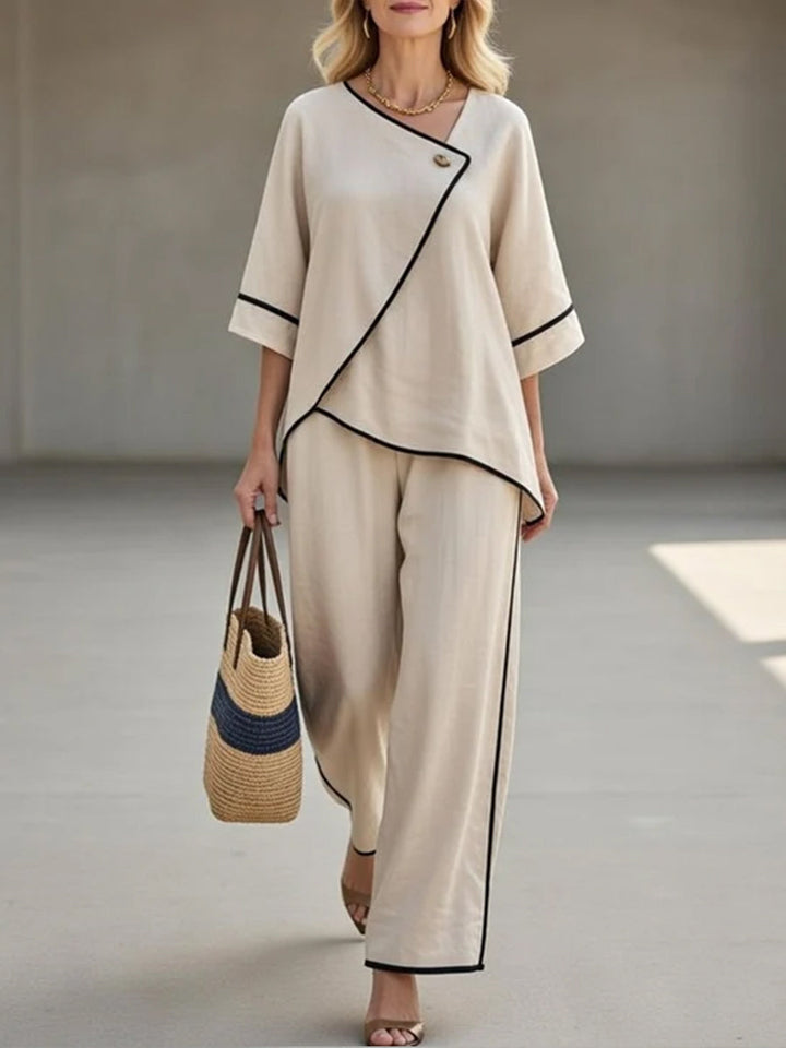 Victoria | Chic Linen Two-Piece
