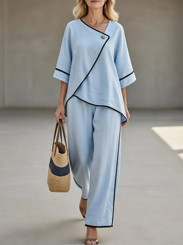 Victoria | Chic Linen Two-Piece