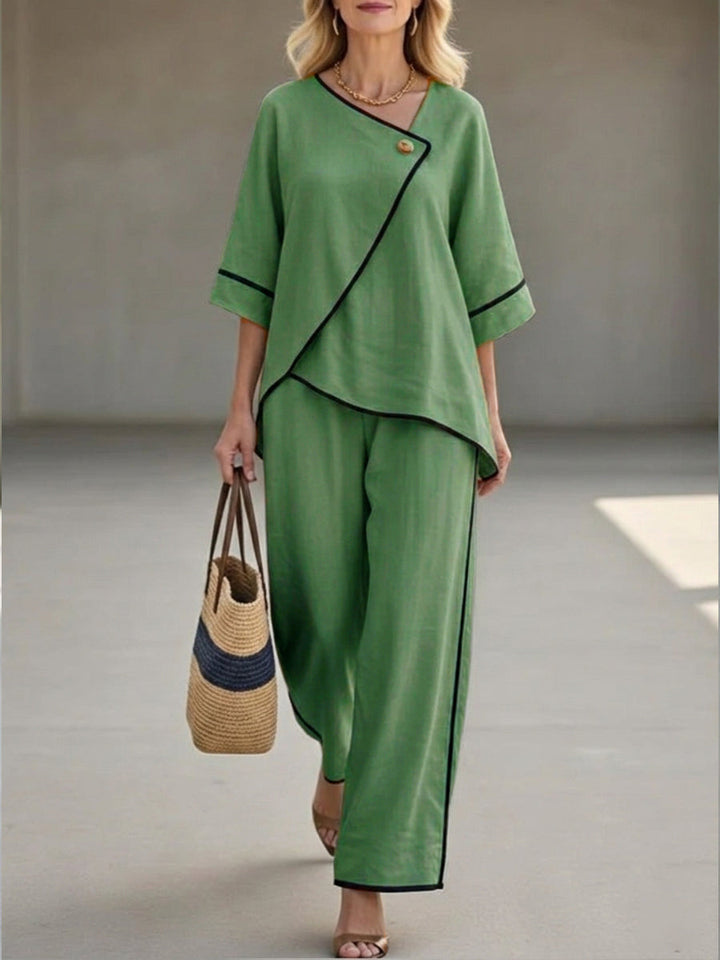 Victoria | Chic Linen Two-Piece