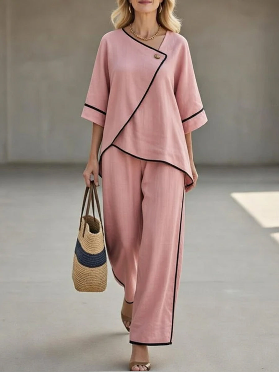 Victoria | Chic Linen Two-Piece