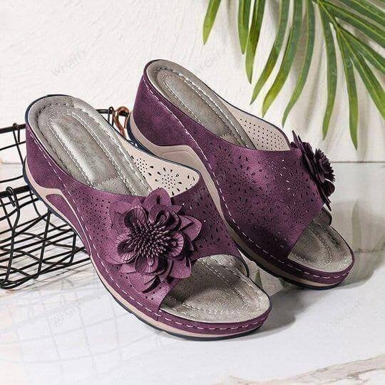 Susan - Soft Leather Orthopaedic Sandals with Arch Support
